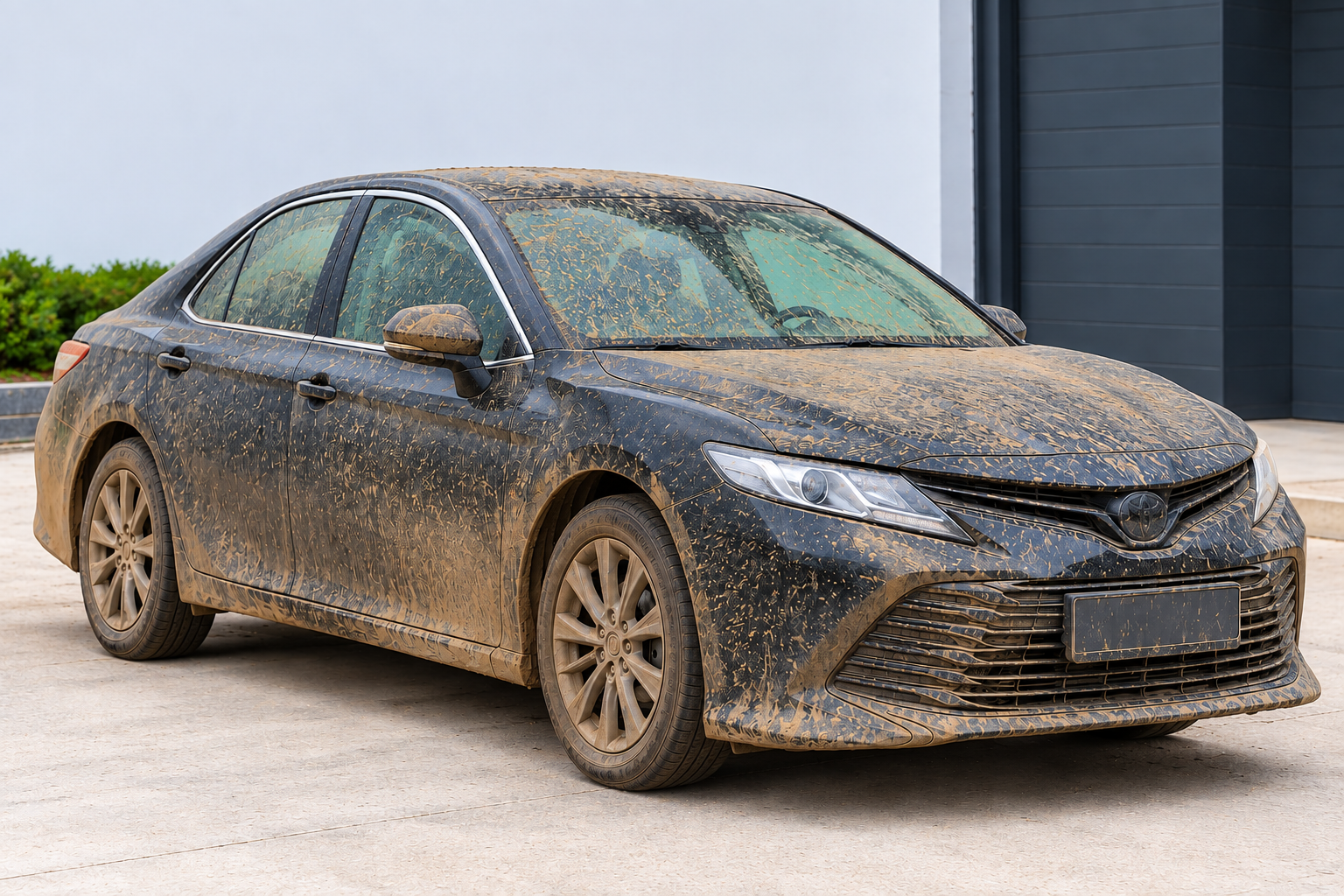 Dirty car before PSR wash